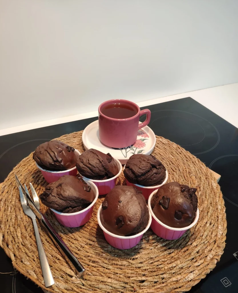 Airfryer'Da Çikolatalı Muffin Tarifi - Airfryer Muffin Tarifi 2 1